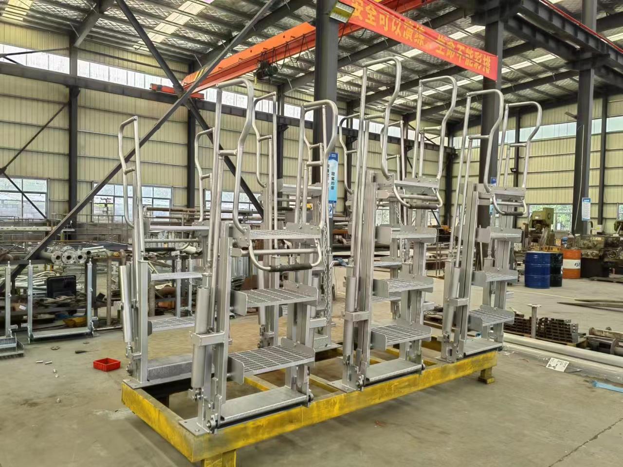 弹簧缸平衡手册的5个步骤折叠平台的梯子